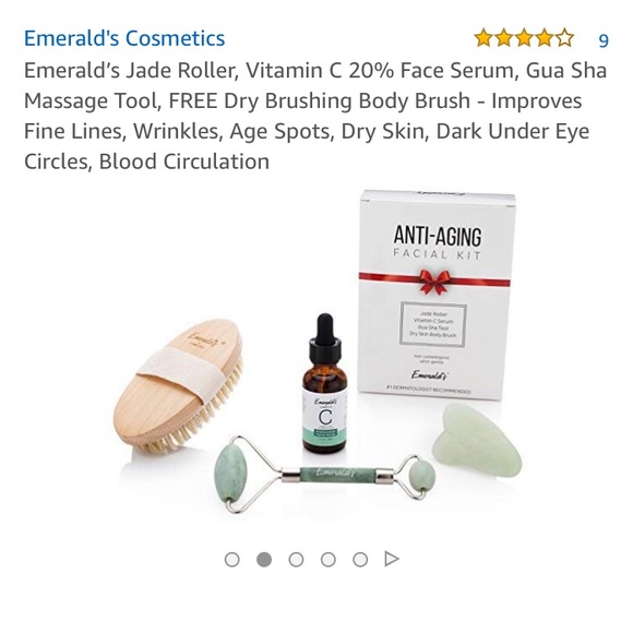Emerald Other - Jade roller anti aging gift set